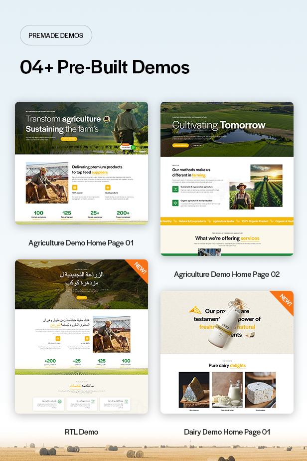 Agrizo – Agriculture & Dairy Farm WordPress Theme